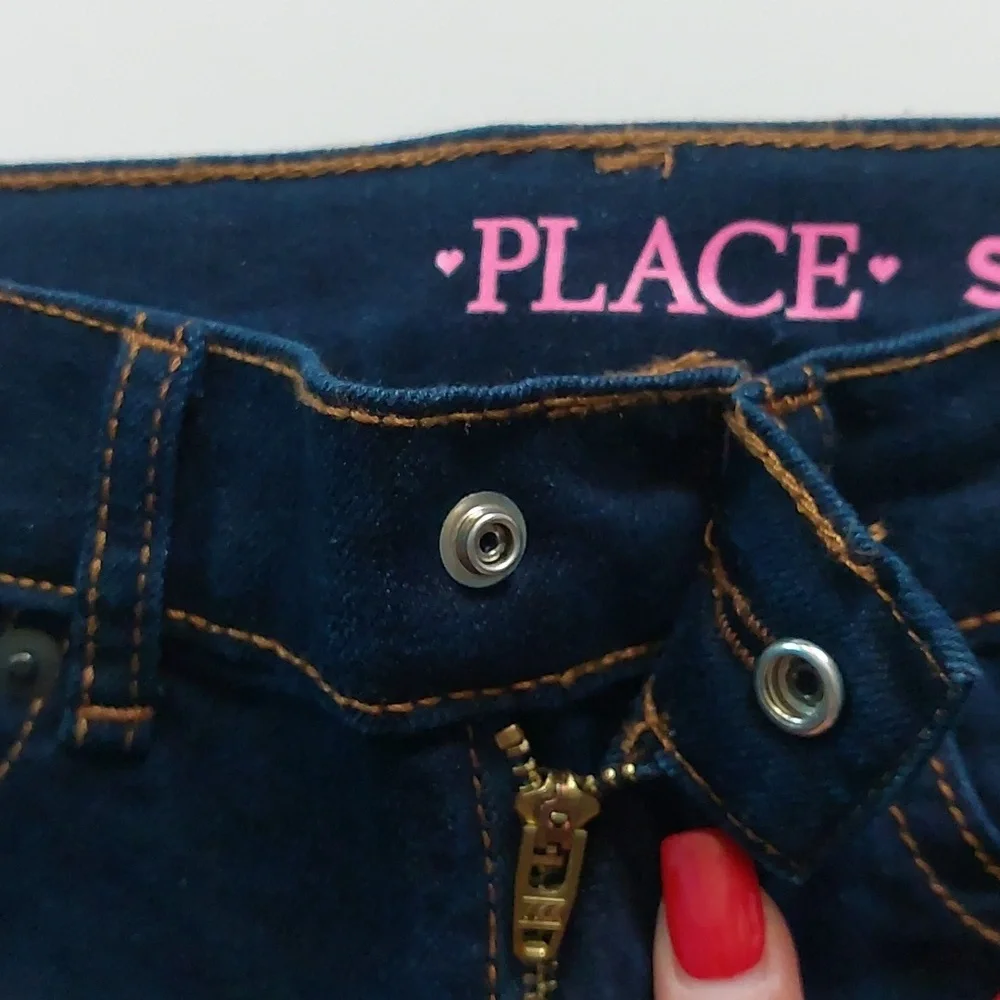 Children's Place skinny Jeans toddlers Girls‎ navy size 6